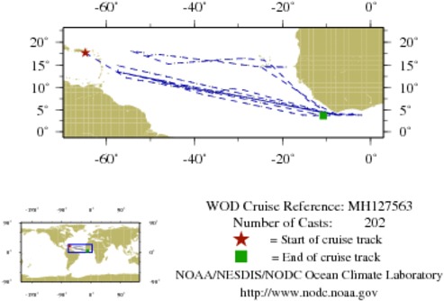 NODC Cruise MH-127563 Information