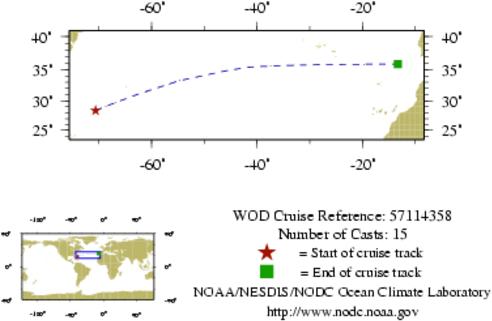 NODC Cruise MX-114358 Information