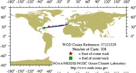NODC Cruise MX-121529 Information
