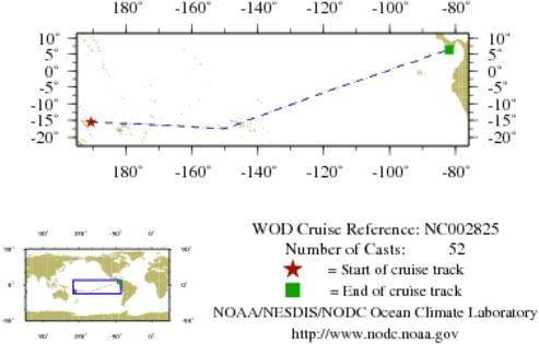 NODC Cruise NC-2825 Information