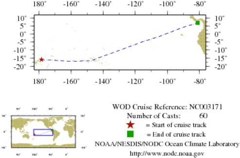 NODC Cruise NC-3171 Information