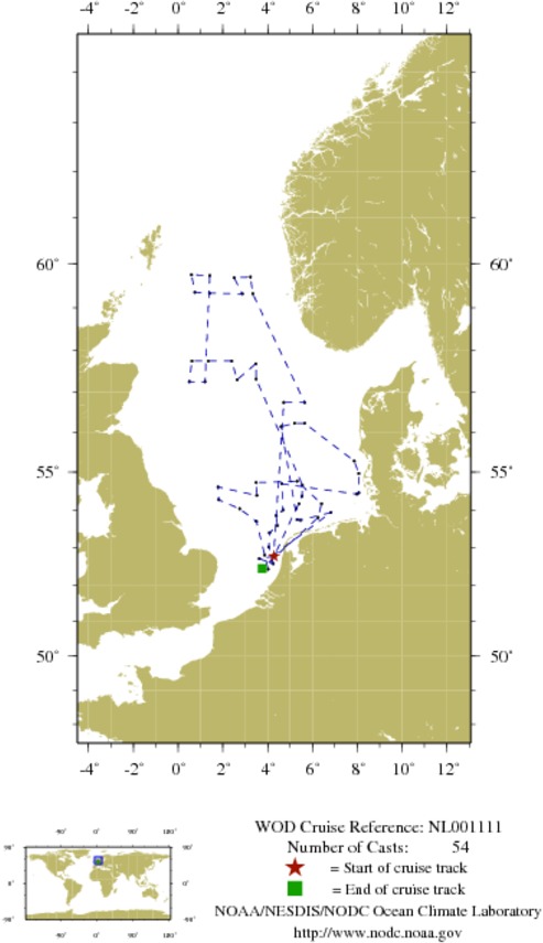NODC Cruise NL-1111 Information