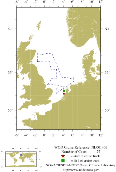 NODC Cruise NL-1409 Information