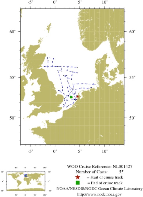 NODC Cruise NL-1427 Information