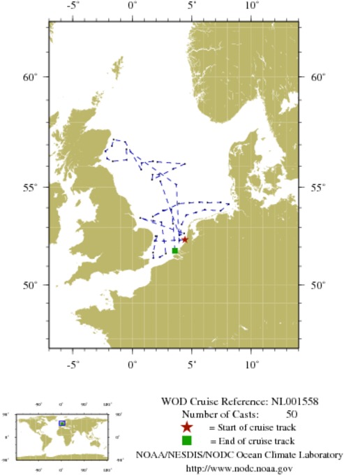 NODC Cruise NL-1558 Information
