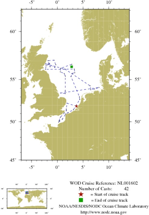 NODC Cruise NL-1602 Information