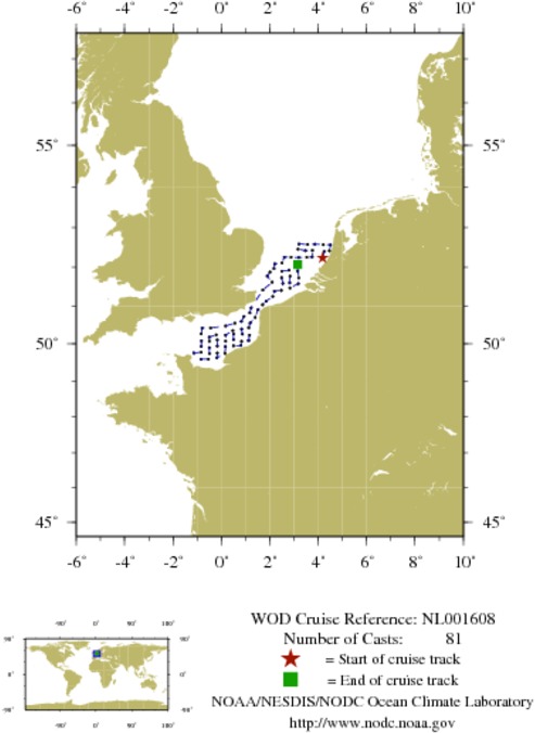 NODC Cruise NL-1608 Information