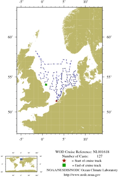 NODC Cruise NL-1618 Information