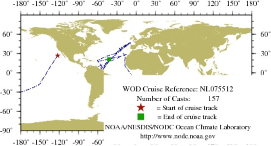 NODC Cruise NL-75512 Information