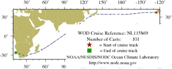 NODC Cruise NL-115869 Information