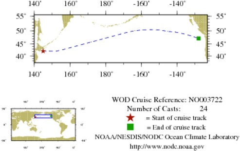 NODC Cruise NO-3722 Information