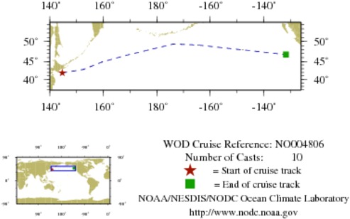 NODC Cruise NO-4806 Information