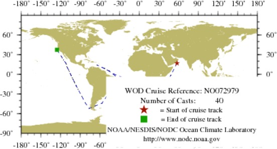 NODC Cruise NO-72979 Information