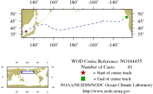 NODC Cruise NO-144455 Information