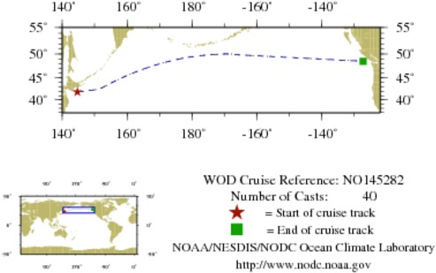NODC Cruise NO-145282 Information