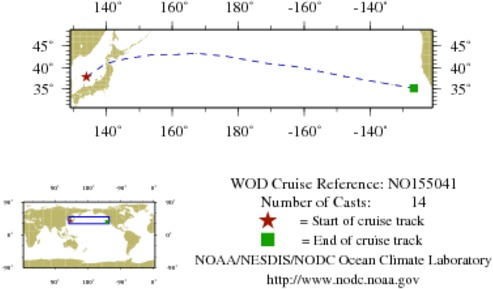 NODC Cruise NO-155041 Information