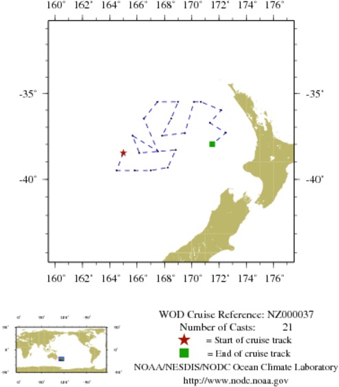 NODC Cruise NZ-37 Information