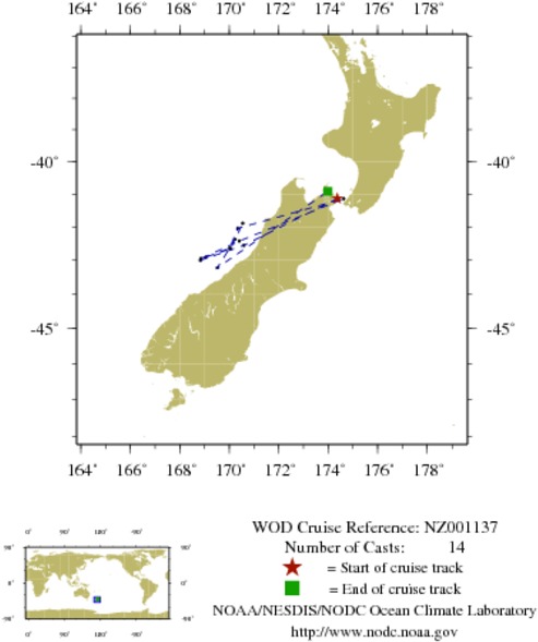 NODC Cruise NZ-1137 Information
