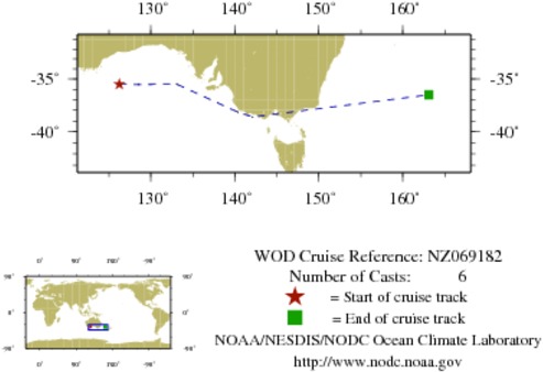 NODC Cruise NZ-69182 Information