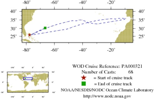NODC Cruise PA-321 Information