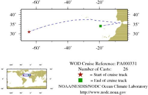 NODC Cruise PA-331 Information