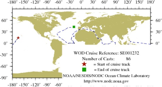 NODC Cruise SE-1232 Information