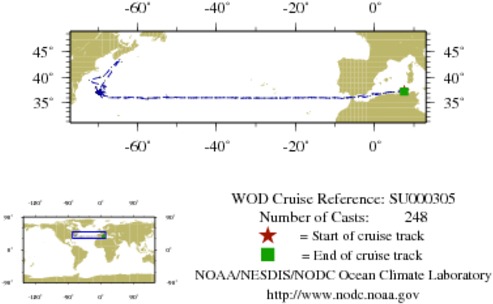 NODC Cruise SU-305 Information