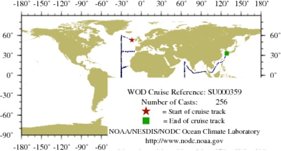 NODC Cruise SU-359 Information