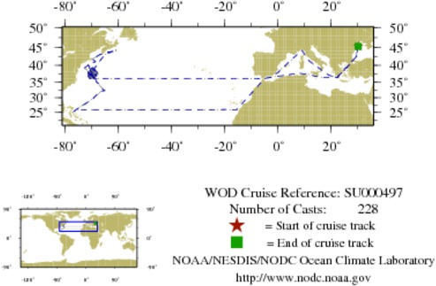 NODC Cruise SU-497 Information