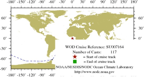 NODC Cruise SU-7164 Information