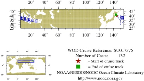 NODC Cruise SU-17375 Information
