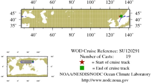 NODC Cruise SU-120291 Information