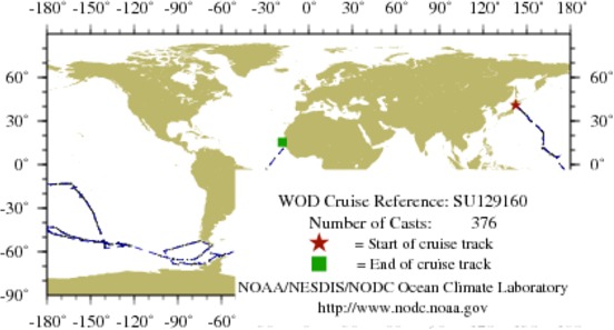NODC Cruise SU-129160 Information
