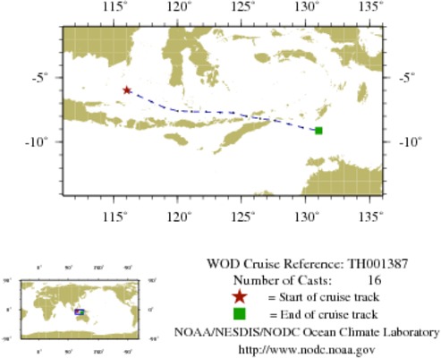 NODC Cruise TH-1387 Information