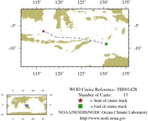 NODC Cruise TH-1428 Information