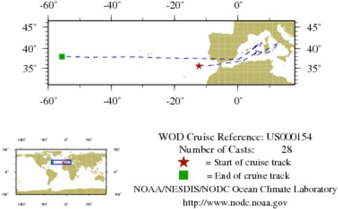 NODC Cruise US-154 Information