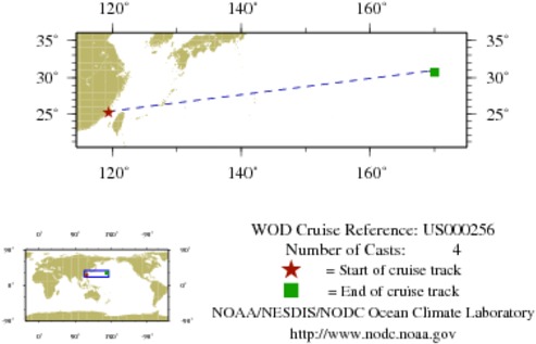 NODC Cruise US-256 Information