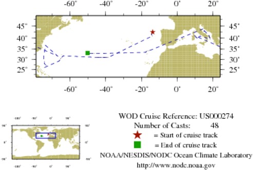 NODC Cruise US-274 Information