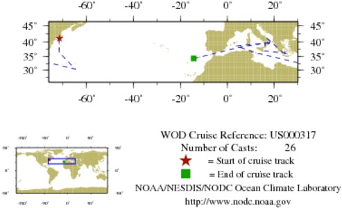 NODC Cruise US-317 Information