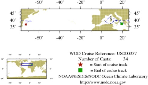 NODC Cruise US-337 Information
