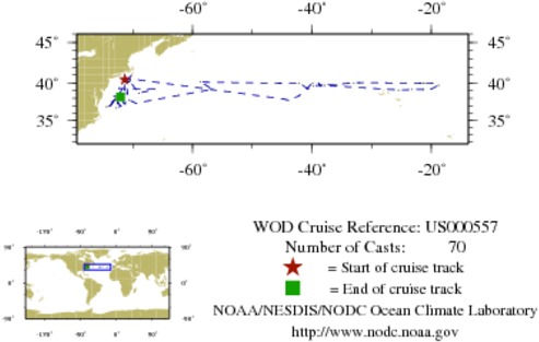 NODC Cruise US-557 Information