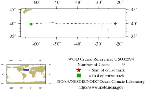 NODC Cruise US-594 Information