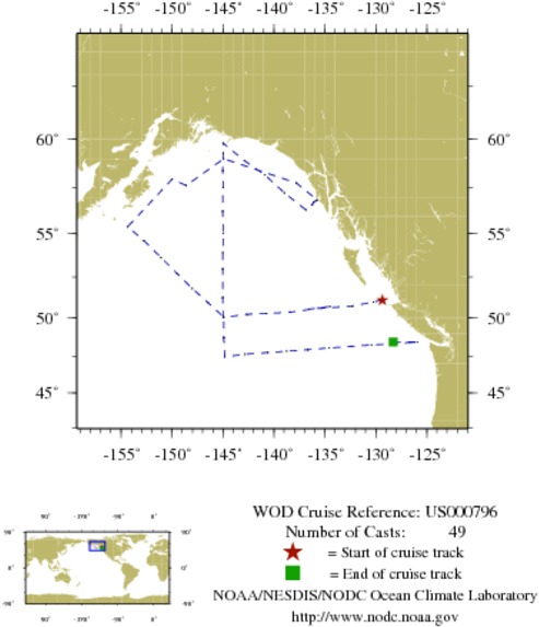 NODC Cruise US-796 Information