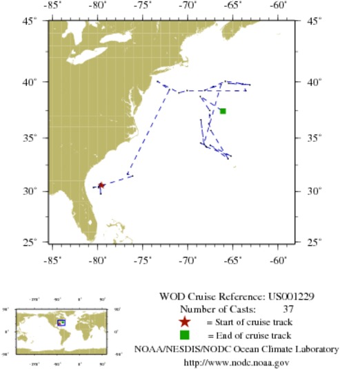 NODC Cruise US-1229 Information