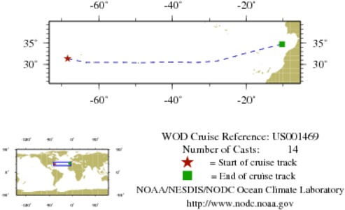 NODC Cruise US-1469 Information