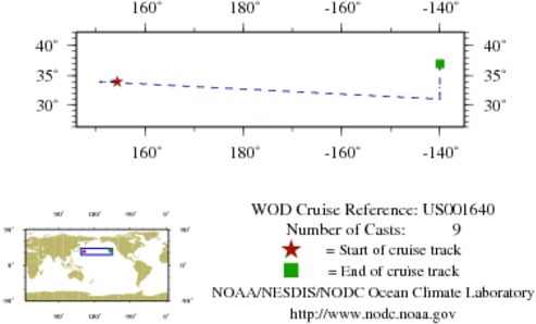 NODC Cruise US-1640 Information