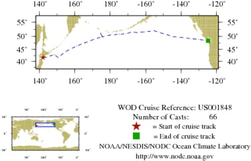 NODC Cruise US-1848 Information
