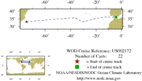 NODC Cruise US-2172 Information