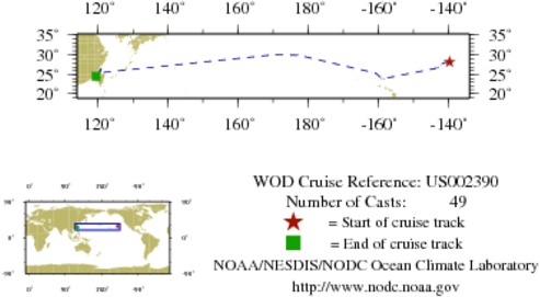 NODC Cruise US-2390 Information