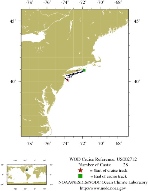 NODC Cruise US-2712 Information